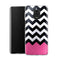 Coque pour Xiaomi Note 9 Zig Zag Rose | Housse Silicone, Etui Antichoc / Motif pour les girls